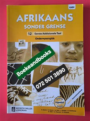 Graad 12 - Afrikaans Sonder Grense - R Gouws - Onderwysersgids - REF: 8290.