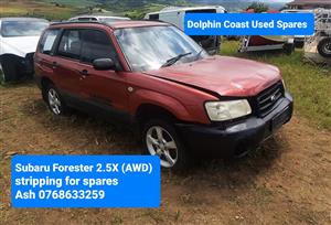 Subaru Forester 2.5X stripping