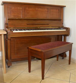 Reduced : Original FRITZ KUHLA BERLIN Model U 1872 upright piano 