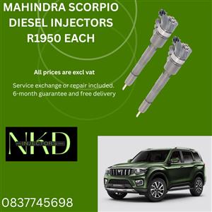 MAHINDRA SCORPIO - QUALITY DIESEL INJECTORS AVAILABLE FOR SALE & RECONDITIONING