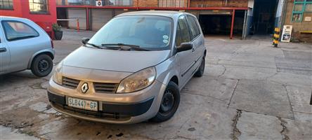 Renault Scenic Authentiq 1600 Manual Petrol 2005 Model. One owner.115457km