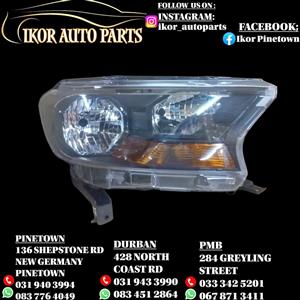 FORD RANGER T7 HEADLAMPS (BLACK & AMBER )
