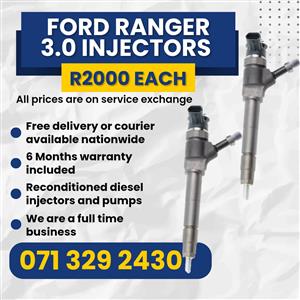FORD RANGER 3.0 INJECTORS FOR SALE WITH WARRANTY 
