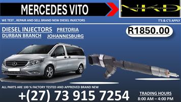 Vito Mercedes Injectors On Recondition