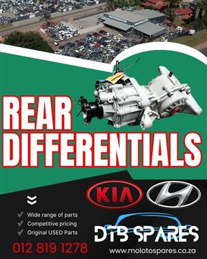 Rear differentials