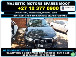 2014 Audi Q3 2.0 TDI salvaged spares and parts for sale
