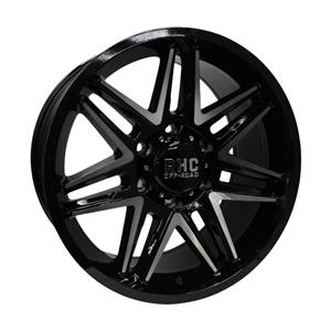 18″ BOULDER 6/139 Black Alloy Wheels