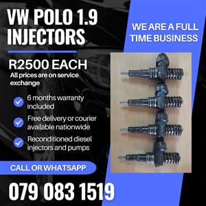 VW POLO 1.9 INJECTORS FOR SALE 
