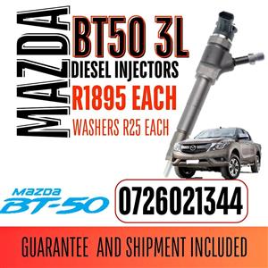 Mazda BT50 3L diesel injectors for sale