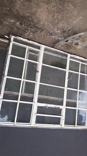 Steel window frame 1500 x 1250.