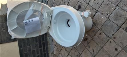 Dometic gravity flush teflon toilet for RV/Caravan/Boat or motorhome