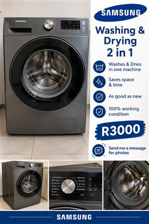 Samsung wash and dryer 