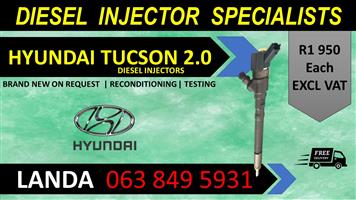 HYUNDAI TUCSON 2.0 DIESEL INJECTORS FOR SALE OR RECON  