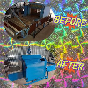 “Shrinkwrap machines rebuilt, repaired, and upgraded