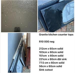 Granite kitchen counter tops