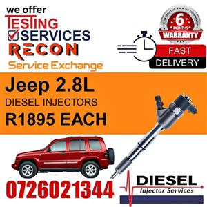 Jeep 2.8L diesel injectors for sale (recon and we have new in stock as well)
