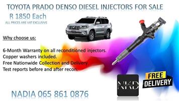 Toyota Prado Denso diesel injectors for sale
