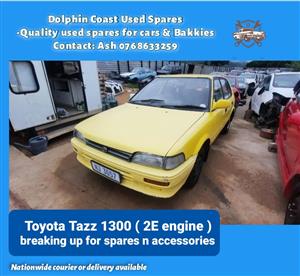 Toyota Tazz ( mk1 1300 carb ) stripping for spares