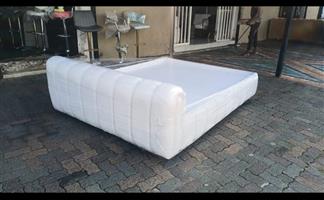 Queen headboard and base