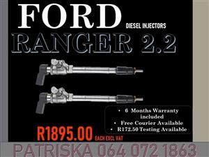 FORD RANGER 2.2 DIESEL INJECTORS FOR SALE ON SAME DAY SERVICES
