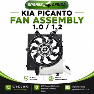 Kia Picanto 1.0 / 1.2 Fan Assembly for sale.