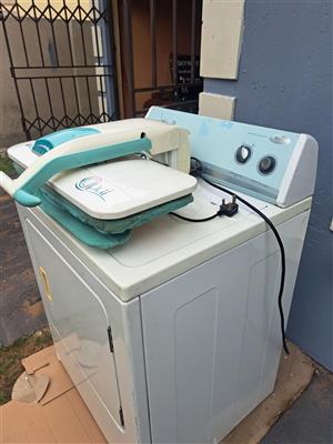 Dryer machine and Iron press working 100%