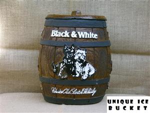 Ice Buckets: Black & White Scotch Whisky. Brand New Products.