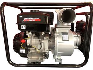 Water Pump Petrol 4inch/100mm complete in frame with 13hp Petrol Engine