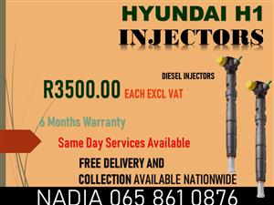NEW HYUNDAI H1 DIESEL INJECTORS FOR SALE