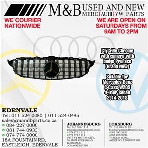 GT Grille Chrome with camera with badge PreFace (Brand New) 