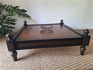 Retro Solid Wood Coffee Table  Statement Piece