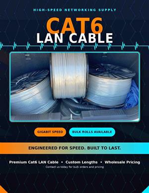 Cat 6 UTP and Cat 6 FTP UV outdoor cable for sale