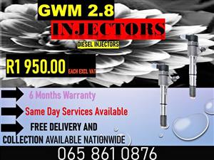GWM 2,8 INJECTORS FOR SALE-NATIONWIDE