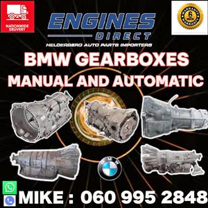 Import low mileage BMW Automatic and Manual Gearboxes for sale.
