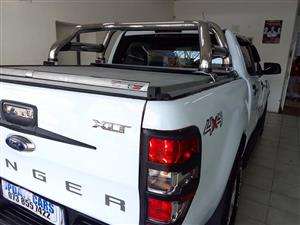 2016 FORD RANGER 3.2XLT AUTO 4X4 DOUBLE CAB  DIESEL WHITE COLOR REVERSE CAMERA PDC SENSORS 16.000KM