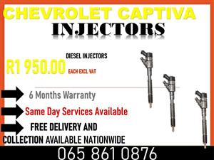 CHEVROLET CAPTIVA 2.0 DIESEL INJECTORS FOR SALE - WE SUPPLY NATIONWIDE WARRANTY