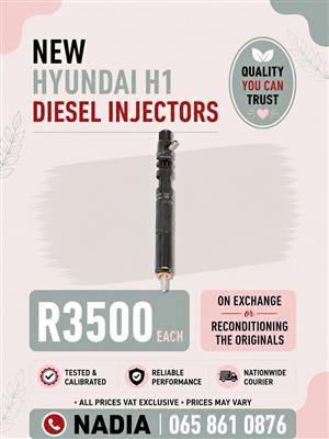 NEW HYUNDAI H1 DIESEL INJECTORS FOR SALE