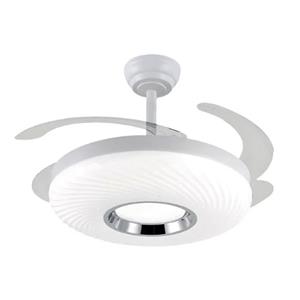 Modern White LED Ceiling Fan Light