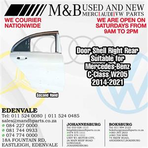 Door Shell Rear Right (Second Hand) Suitable for Mercedes-Benz C-Class W