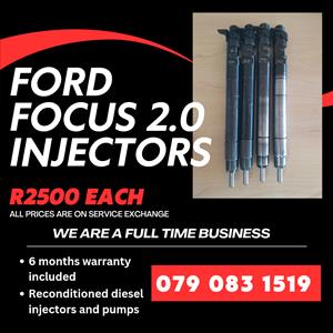 FORD FOCUS 2.0 INJECTORS FOR SALE WITH WARRANTY INCLUDED 
