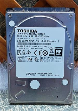 1 TB  Laptop hard drive 
