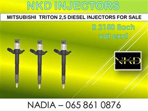 Mitsubishi Triton 2.5 diesel injectors for sale
