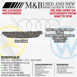 Grille Lower Front Bumper FaceLift (Second Hand)  Suitable for Mercedes-Benz E-Class W212