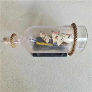Old Ship in a bottle for sale 