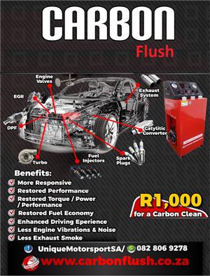 Carbon Flush / Carbon Cleaning (De-carboning of Vehicle engines)