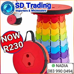 Portable Rainbow Folding Telescopic Stool 4.0