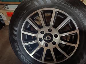 GWM  p series rims and tyres 18/265/50 x4