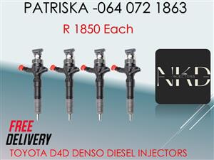 TOYOTA D4D DIESEL INJECTORS FOR SALE
