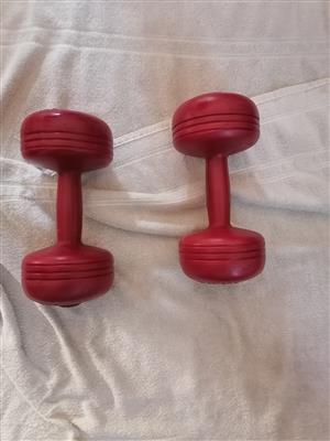 A pair of 5 Kg Dumbbells
