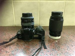 Minolta Film Camera + additional lenses  